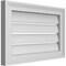 Ekena Millwork Vertical Surface Mount PVC Gable Vent: Functional, w/ 2"W x 1-1/2"P Brickmould Frame, 22"W x 14"H GVPVE22X1402SF - alternate 4